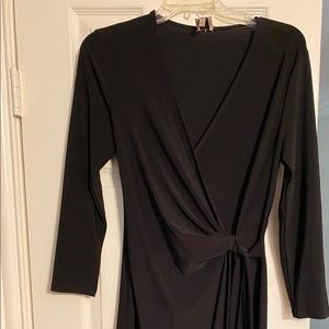 Black knot dress by Anne Klein